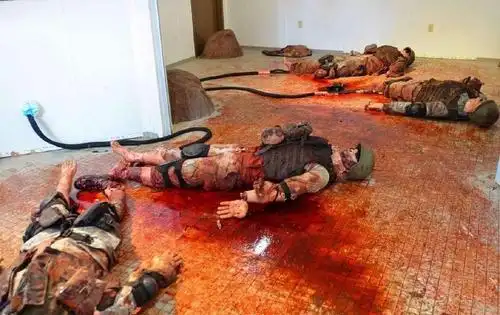 美军特种部队演习道具逼真 现场血腥味十足