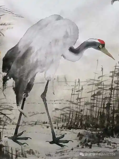 国画～仙鹤作品集(一)