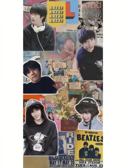 拼图壁纸分享刘耀文