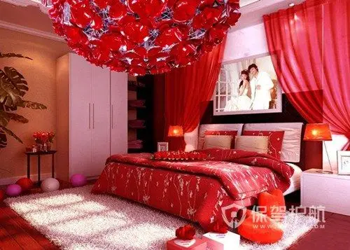 婚房婚纱照布置效果图-保驾护航装修网