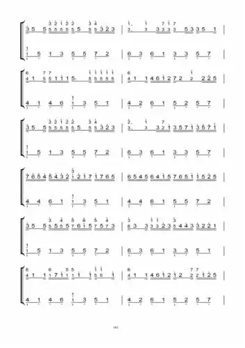 no.2卡农(经典版c大调)(原版)钢琴双手简谱钢琴谱.pdf