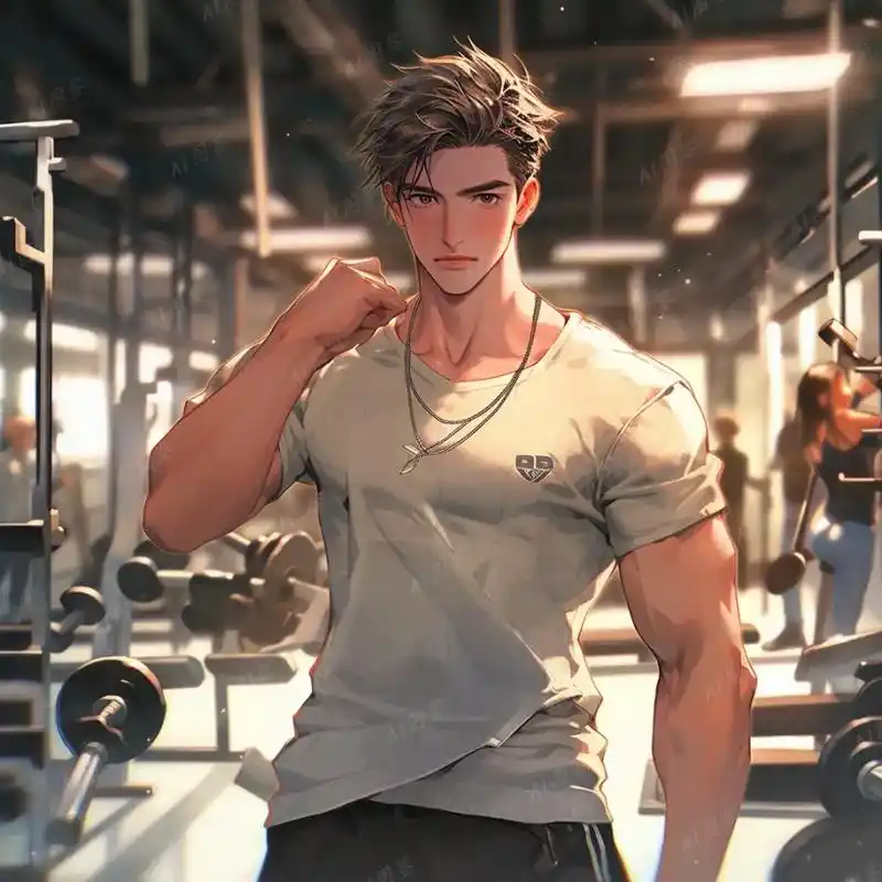 肌肉男养成中 #腹肌男友上线了 #帅 - 抖音