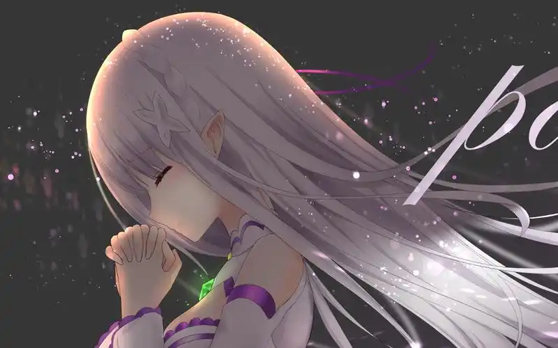 【动漫壁纸】艾米莉亚_哔哩哔哩_bilibili