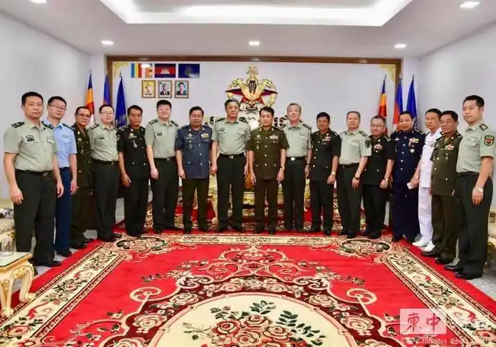 中国军事检察院检察长蒋洪军访问柬埔寨