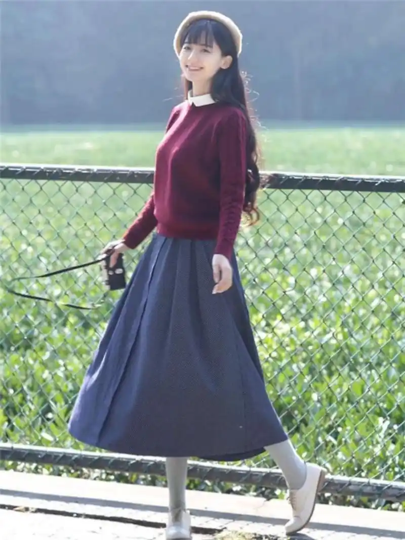 小清新最适合的风格自然灵动的森女系穿出浑然天成的美感