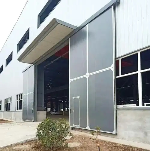 西安厂房门客户满意的安装效果展示