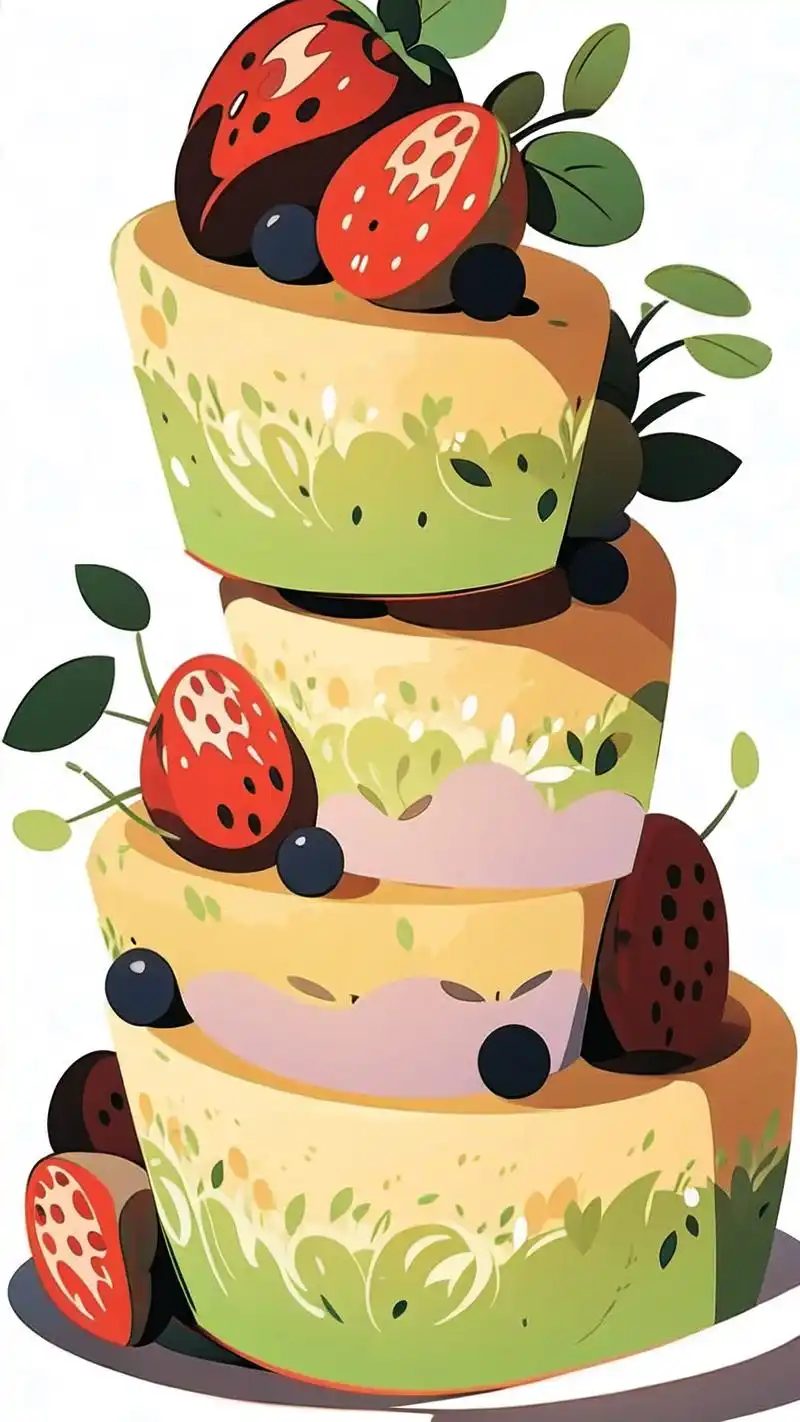 98超可爱的卡通蛋糕壁纸来啦!95