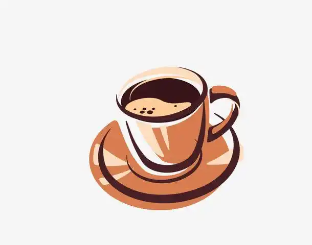手绘卡通咖啡