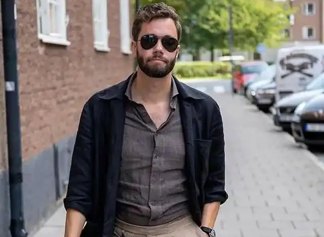 男人40一枝花穿衣别太老气学学美国人这样穿性感又有品位