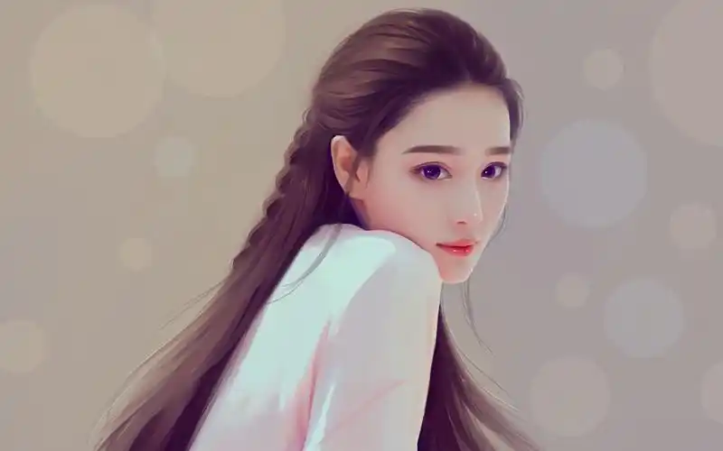 真人照片转手绘ps转手绘写实唯美张曦予新边城浪子马芳玲