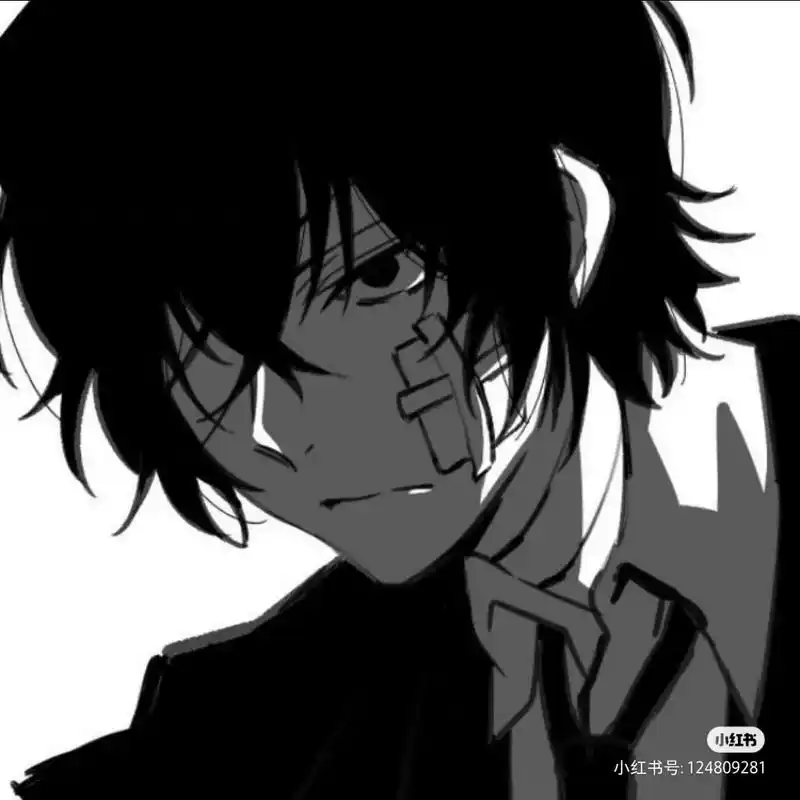 眼神杀!国服野王都在用的黑白动漫男头像