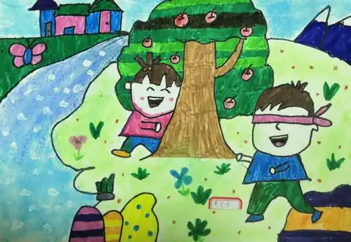 捉迷藏绘画获奖