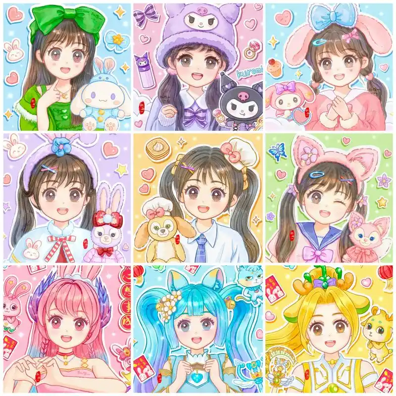 三丽鸥 迪士尼 巴啦啦小魔仙 |闺蜜头像 三丽鸥,迪士尼,巴啦啦小魔仙