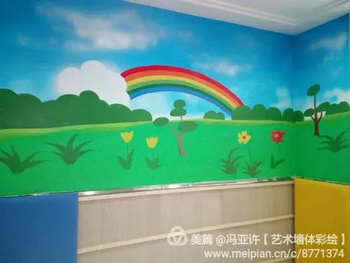 河南千火墙绘儿童主题彩绘案例.(幼儿园,早教中心,孕婴馆,童装店等等)