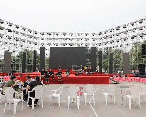 大学生歌唱比赛 舞台工程案例 演出物资