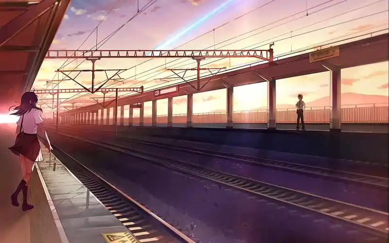 活动作品新海诚总是要说再见相聚又离别