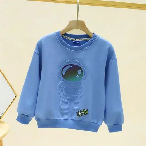 男童秋装卫衣2022新款纯棉太空人中大童炸街儿童卫衣