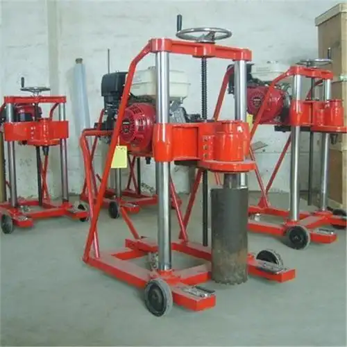 hz-20型混凝土钻孔取芯机 混凝土路面打眼机 带升降钻孔取芯机_其他