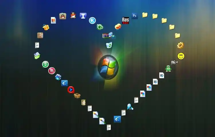 解决方案: 如何更改固定的图标,例如"我的电脑"和"网上邻居": windows