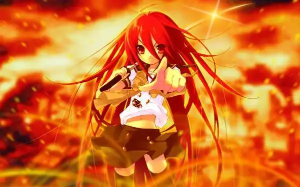 我想要一张动漫女孩的图片,最好是一只眼睛被遮去最好是白发.