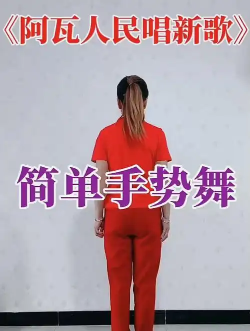 《阿瓦人民唱新歌》简单手势舞 初学者教学-度小视