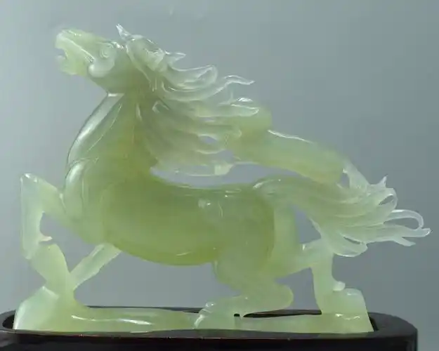 摆件精品玉马摆件辽宁岫岩玉石马到成功玉器工艺品 15号【图片 价格