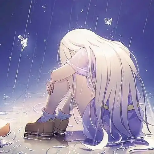 悲伤流泪委屈女生动漫图片_动漫图片_我要个性网