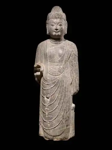 赏析|唐代佛教造像:石佛,菩萨,力士,华严图像_石雕