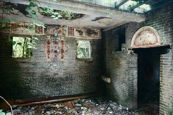 原创广东最神秘的无人村整座村子被诡异树根覆盖宛如恐怖电影场景