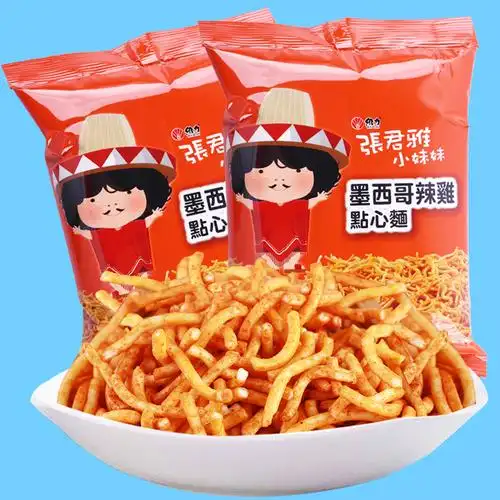 张君雅小妹妹墨西哥辣鸡点心面干脆面捏碎面78克优惠券