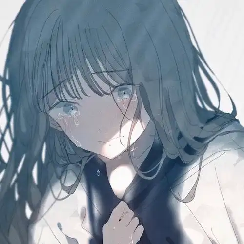 有没有看起来就很难过的流泪女头