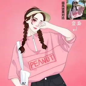 超酷半写实q版头像漫画头像抖音设计卡通微信动漫情侣婚礼人物画