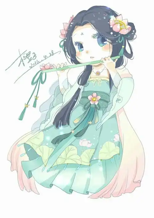 板绘奇迹暖暖q版水芝之约