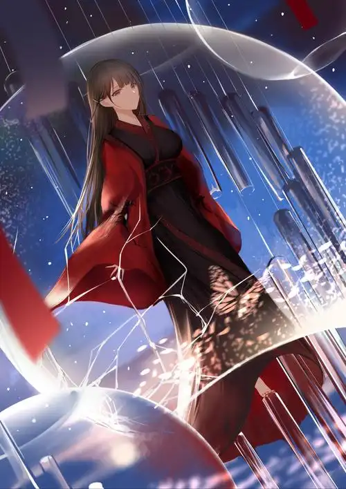 女孩子 红色裙子 3k手机壁纸动漫竖屏女生,是彼岸图网给您推荐的高清