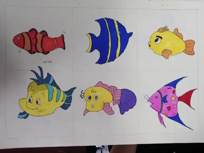 海洋动物简笔画可爱