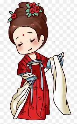 png下载psd古风卡通人物表情包可爱萌下载 png下载psd