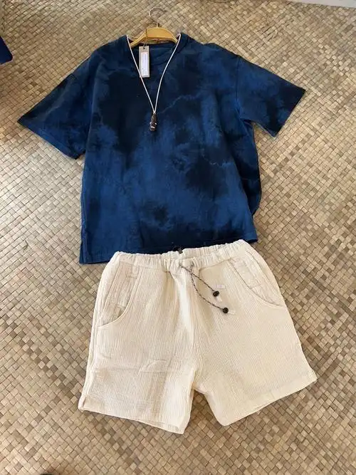 扎染t恤每日搭配