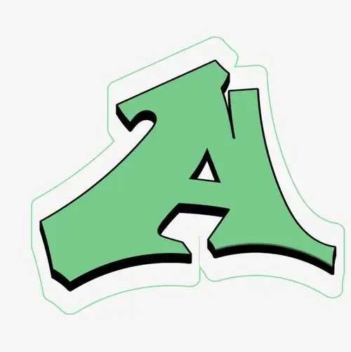 创意卡通彩色字母a【免抠元素png】-90设计网