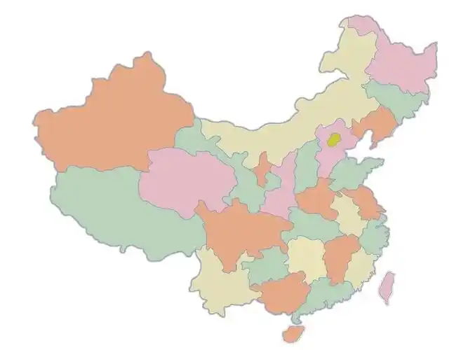 2013最新中国各省地图形状