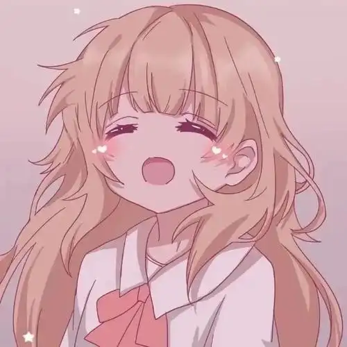 呆萌可爱的卡通动漫女生头像图片