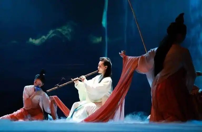 听古乐演奏青绿山水_乐器_音色_箜篌