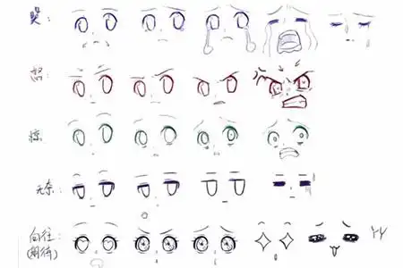 动漫人物表情的画法 - 轻微课