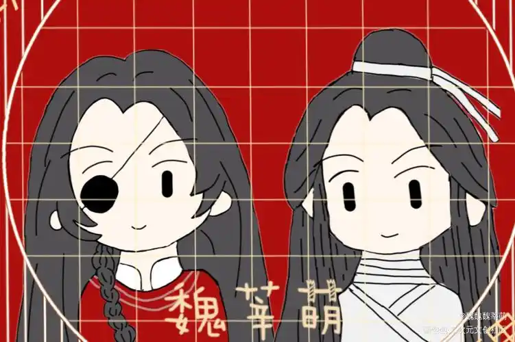 花怜_天官赐福花怜q版绘画作品