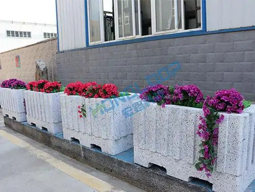 仿石材花箱式隔离护栏 - 园林产品系列 - 产品中心 - 安徽宏路新材料