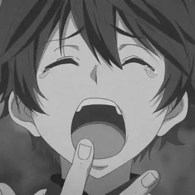 黑白男生头像动漫高冷图片