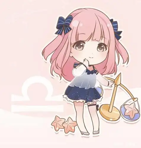 奇迹暖暖十二星座q版人物合集,服装不够,头像来凑!