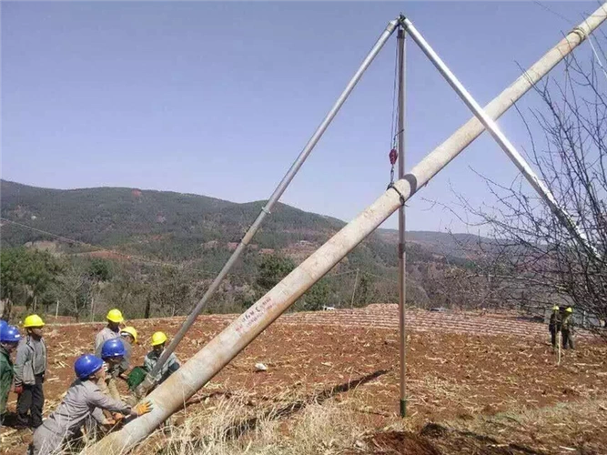 三角架立杆机 铝合金立杆机 线杆立杆器 三脚架立杆机 起杆器