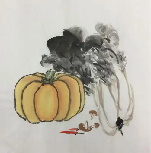 蔬果飘香_花鸟_国画_装饰作品_藏画网_中国书画交易网_画廊和艺术家的