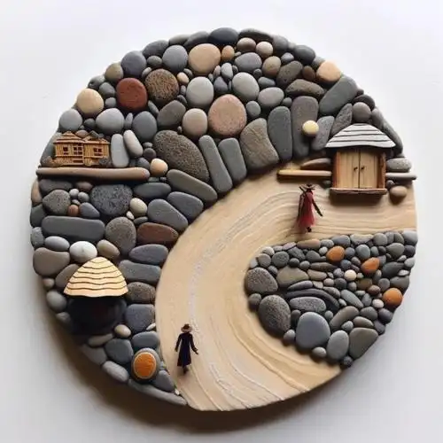 鹅卵石艺术