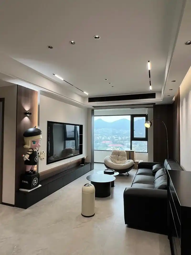 100平小户型现代意式轻奢风真的高级显档次, 13万硬装装修 - 抖音